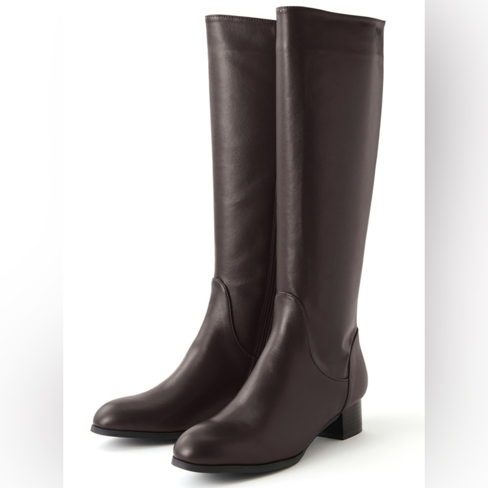 Chic Dark Brown Knee High Boots. Popular Japanese Brand GRL